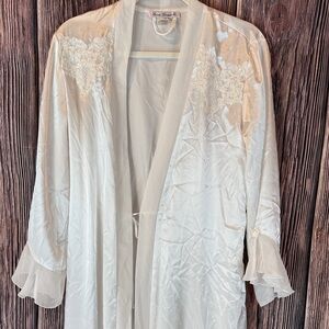 Vintage Linea Donatella Satin Robe